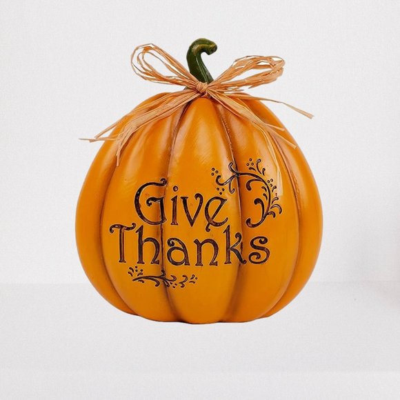 Pumpkin Fall Decor Set Halloween Thanksgiving Mantel Table Decoration Accent New - Picture 4 of 4